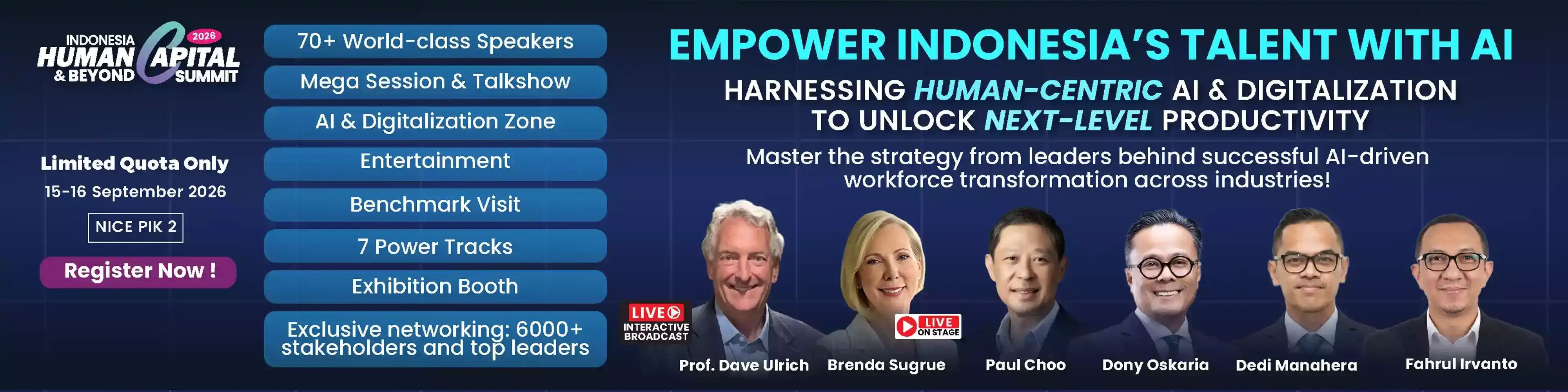 Indonesia Human Capital and Beyond Summit Corporate Page