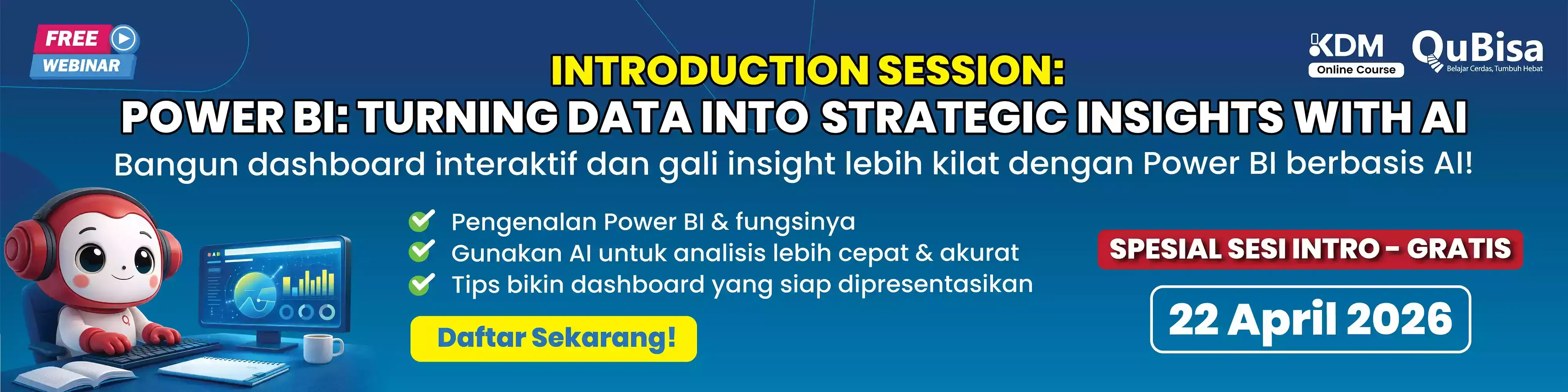 Introduction Session Power BI Free Webinar