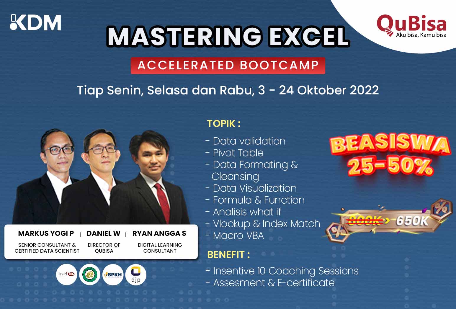 Mastering Microsoft Excel Accelerated Bootcamp 1102