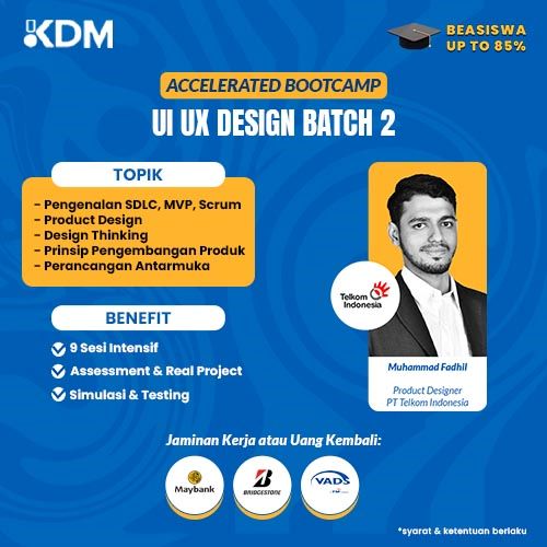 UI/UX Design Accelerated Bootcamp Batch 2